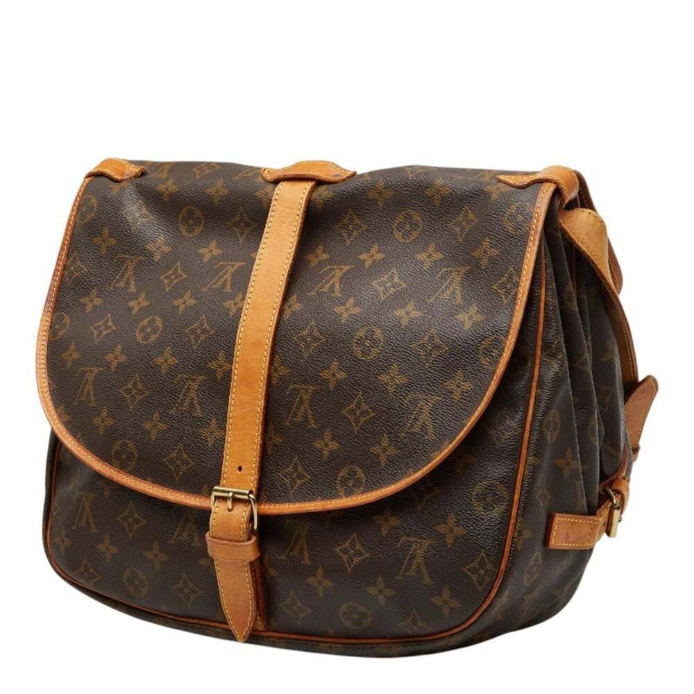 LOUIS VUITTON Brown Monogram Leather Shoulder Bag - Picture 2 of 13